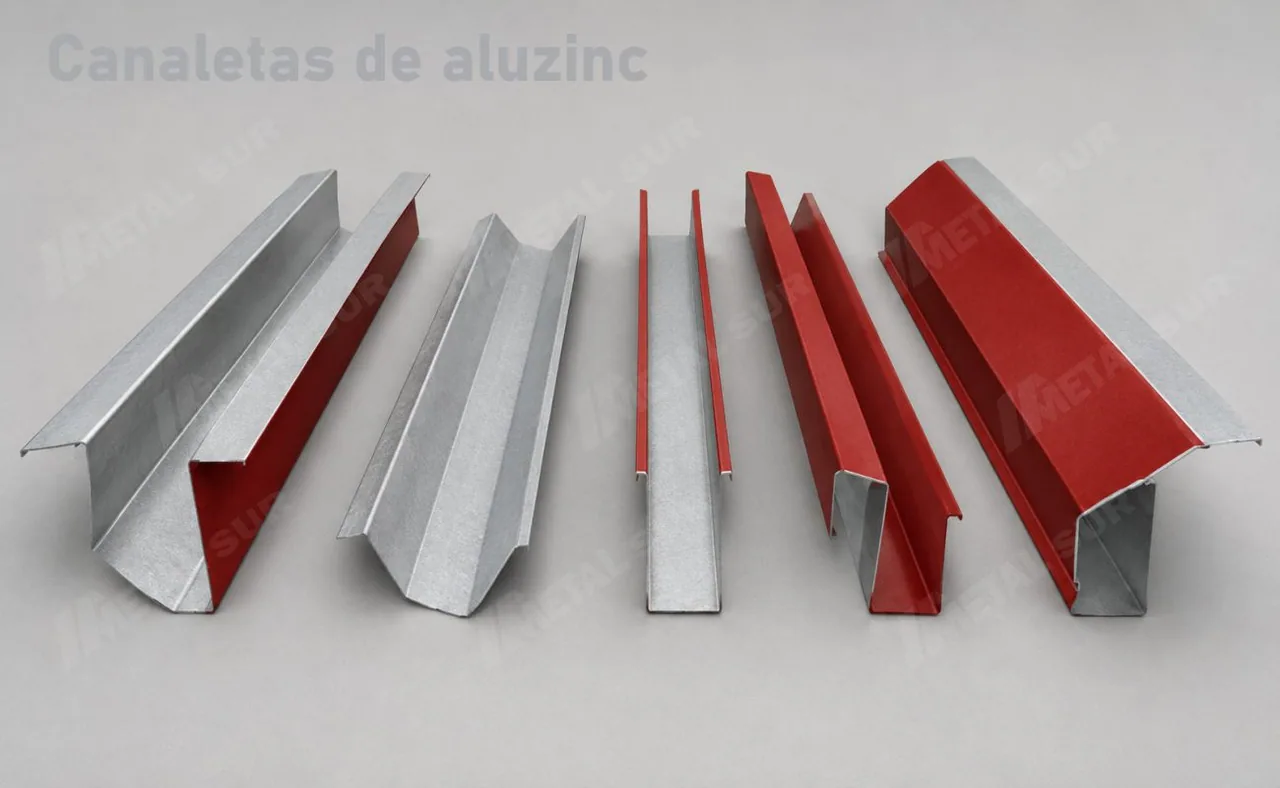 Canaleta friso entre modelos de canaletas de Aluzinc