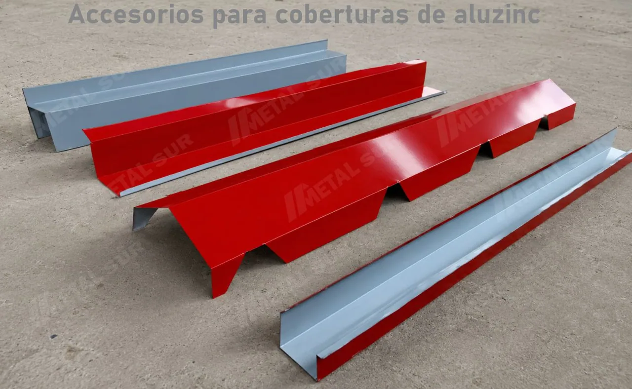 Accesorios de Aluzinc fabricados a medida por METAL SUR en Arequipa